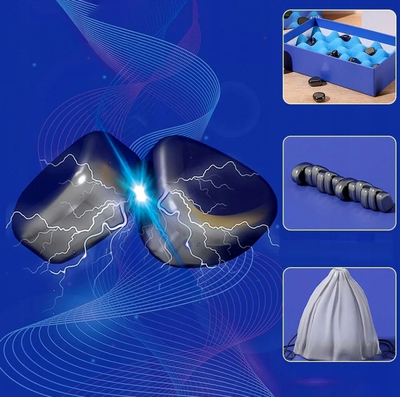 GRA MAGNETYCZNE KAMIENIE MAGNETYCZNA GRA EDUKACYJNA 30 kamieni MAGNETIC XXL