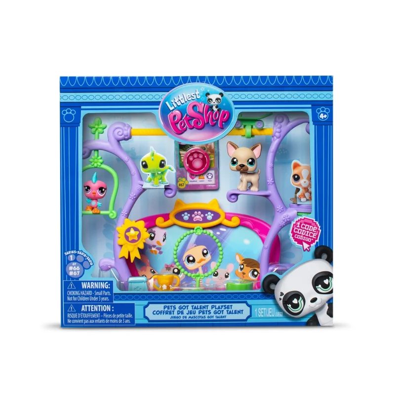 LITLLEST PET SHOP Zestaw ZWIERZAKI MAJĄ TALENT Scena +2 duże Figurki HASBRO