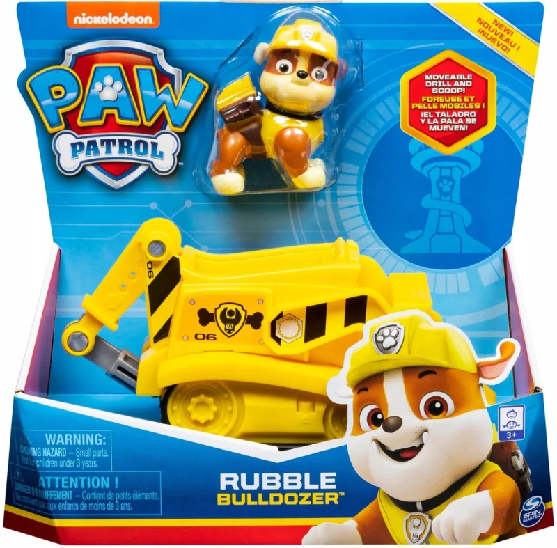 PSI PATROL POJAZD RATUNKOWY RUBBLE PIESEK SPIN MASTER