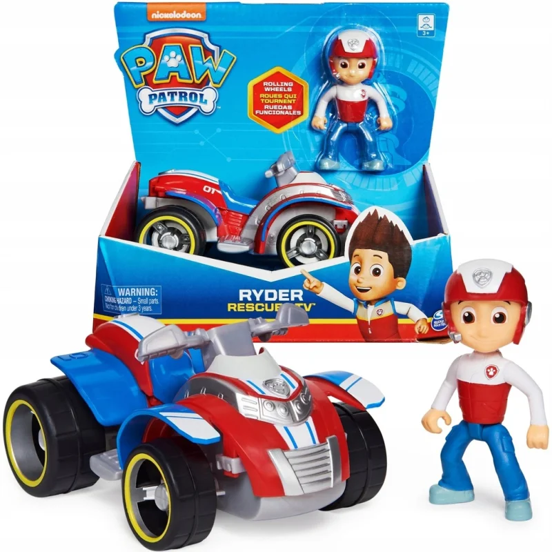 PSI PATROL QUAD POJAZD RATUNKOWY ATV + FIGURKA RYDER