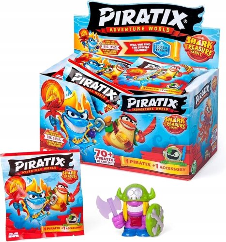 PIRATIX FIGURKA MagicBox Shark Treasure Saszetka z figurką s.2 BOX 24 SZT.