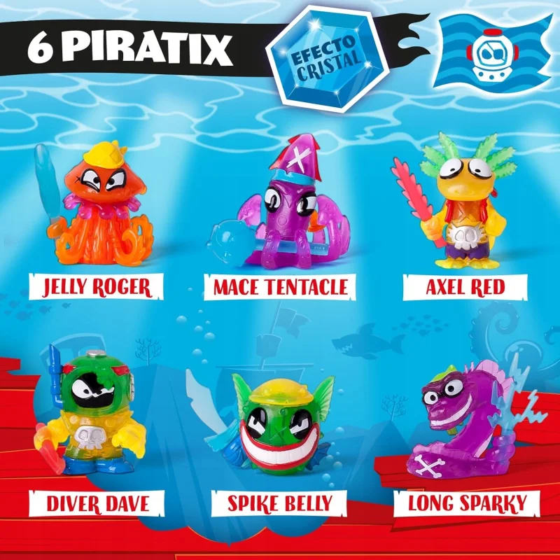 PIRATIX FIGURKA MagicBox Shark Treasure Saszetka z figurką s.2 BOX 24 SZT.
