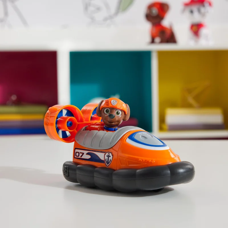 PSI PATROL ZESTAW POJAZD RATUNKOWY + FIGURKA ZUMA Poduszkowiec ORYG.