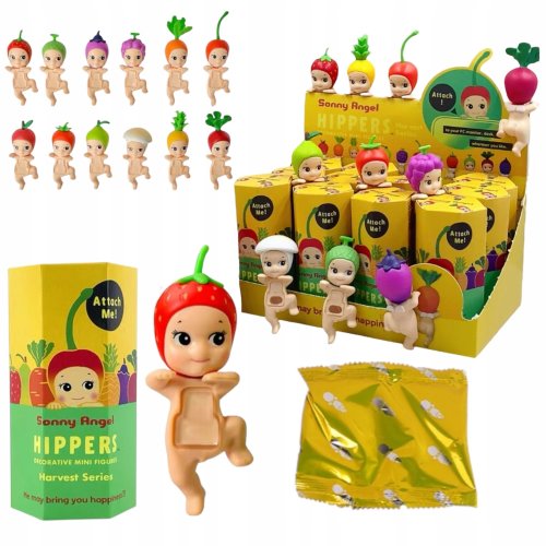 SONNY ANGEL 12 LALECZEK FIGURKI NA TELEFON OWOCE WARZYWA BOX 12 szt.