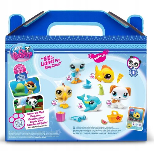 LITTLEST PET SHOP DUŻY ZESTAW FIGURKI + AKCESORIA HASBRO 5 x FIGURKA PLAŻA
