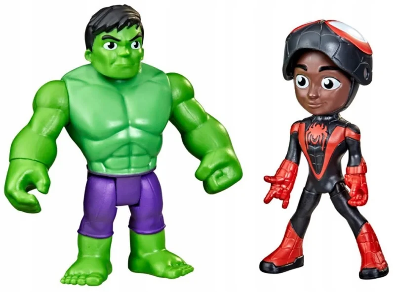HASBRO SPIDEY i super kumple MILES MORALES i HULK 2 szt. FIGUREK Spider-Man