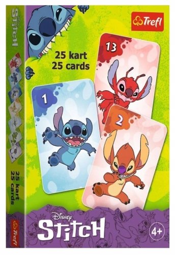 GRA PIOTRUŚ LILO I STITCH PIESKI GRA KARCIANA KARTY do gry TREFL BAJKA
