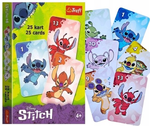 GRA PIOTRUŚ LILO I STITCH PIESKI GRA KARCIANA KARTY do gry TREFL BAJKA