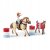 SCHLEICH HORSE CLUB PIERWSZE KROKI NA RANCZU 72157 FIGURKI KONIE PRZESZKODY