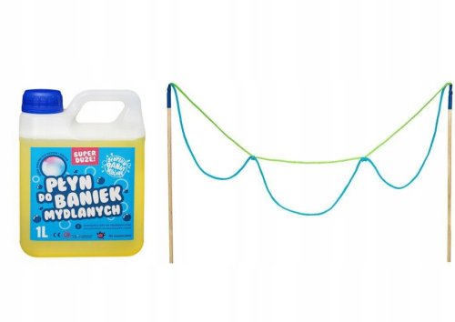 PŁYN DO BANIEK MYDLANYCH 1000 ML BAŃKI SŁUPSKIE 1 L + SZNUREK