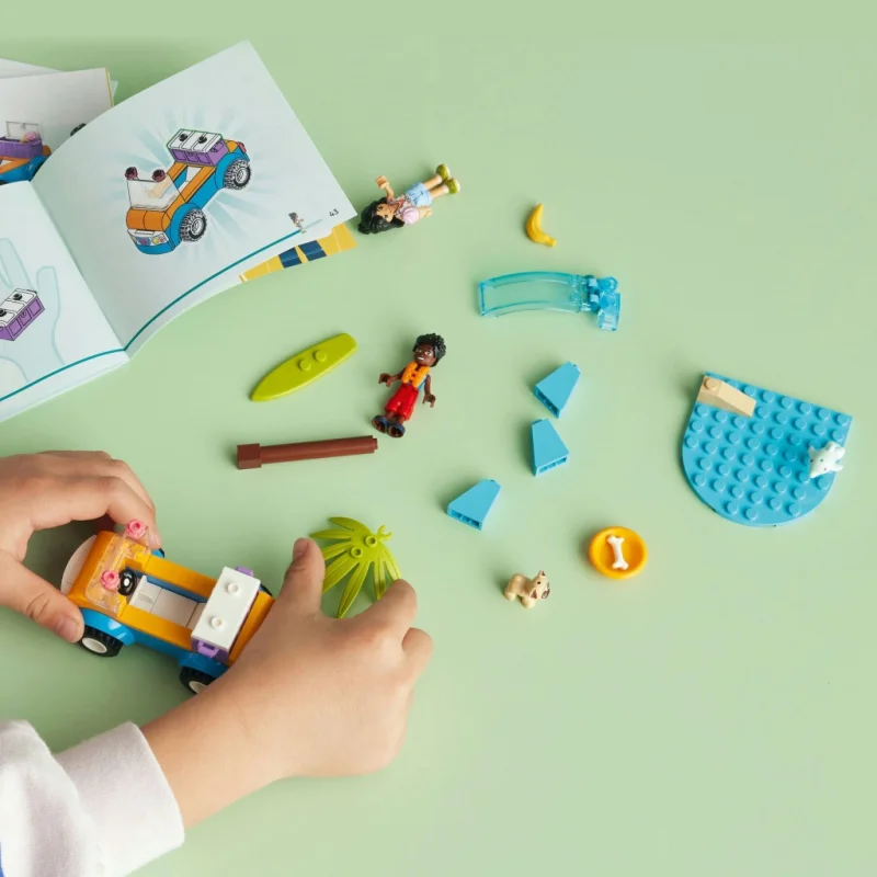 LEGO 41725 ZABAWA Z ŁAZIKIEM PLAŻOWYM WODNE ZABAWY PIESEK