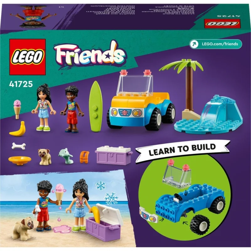 LEGO 41725 ZABAWA Z ŁAZIKIEM PLAŻOWYM WODNE ZABAWY PIESEK