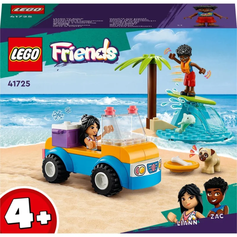 LEGO 41725 ZABAWA Z ŁAZIKIEM PLAŻOWYM WODNE ZABAWY PIESEK