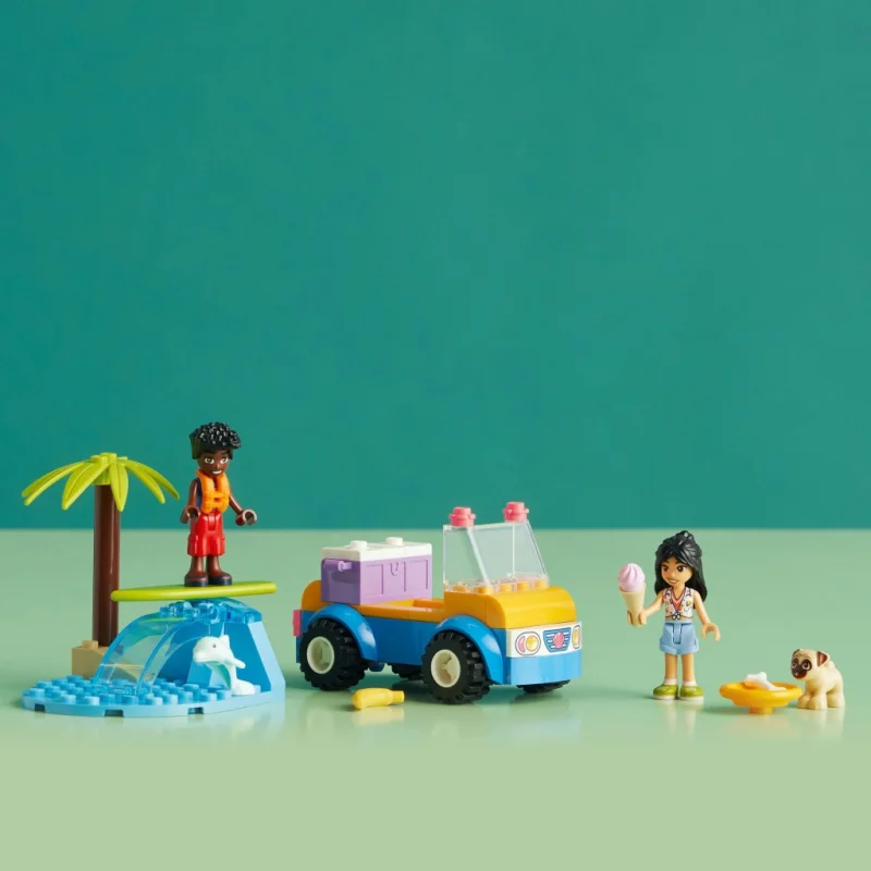 LEGO 41725 ZABAWA Z ŁAZIKIEM PLAŻOWYM WODNE ZABAWY PIESEK