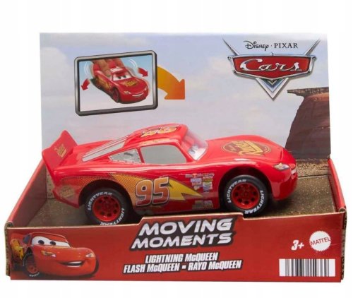 CARS ZYGZAK MCQUEEN AUTKO INTERAKTYWNE RUCHOME OCZY POJAZD DUŻY SAMOCHÓD XL
