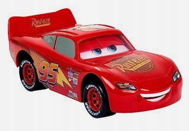 CARS ZYGZAK MCQUEEN AUTKO INTERAKTYWNE RUCHOME OCZY POJAZD DUŻY SAMOCHÓD XL