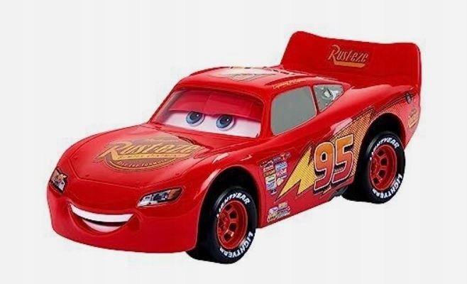 CARS ZYGZAK MCQUEEN AUTKO INTERAKTYWNE RUCHOME OCZY POJAZD DUŻY SAMOCHÓD XL