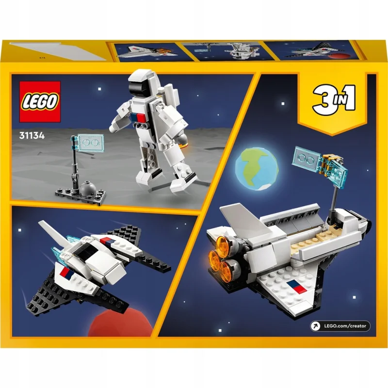 LEGO CREATOR PROM KOSMICZNY 31134 ASTRONAUTA STATEK KOSMOS