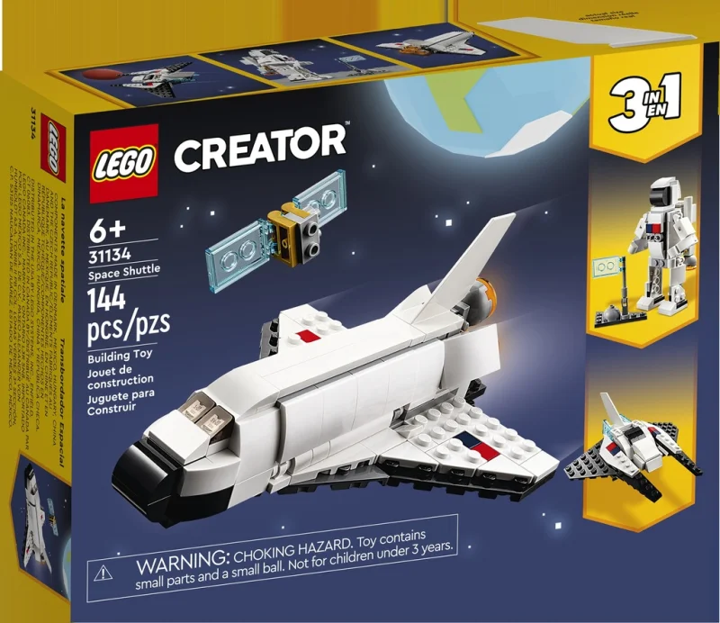 LEGO CREATOR PROM KOSMICZNY 31134 ASTRONAUTA STATEK KOSMOS