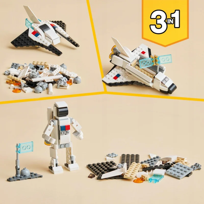 LEGO CREATOR PROM KOSMICZNY 31134 ASTRONAUTA STATEK KOSMOS