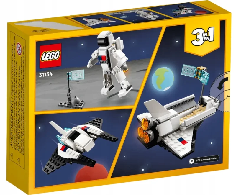 LEGO CREATOR PROM KOSMICZNY 31134 ASTRONAUTA STATEK KOSMOS