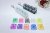 Klawiatura LED breloczek FIDGET 4 PRZYCISKI ŚWIECI KLIKACZ switch CLICKER