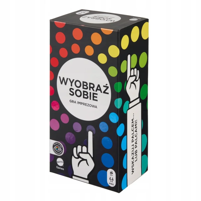 MATTEL Wyobraź sobie gra HYB63 Towarzyska gra imprezowa dla dorosłych 17+