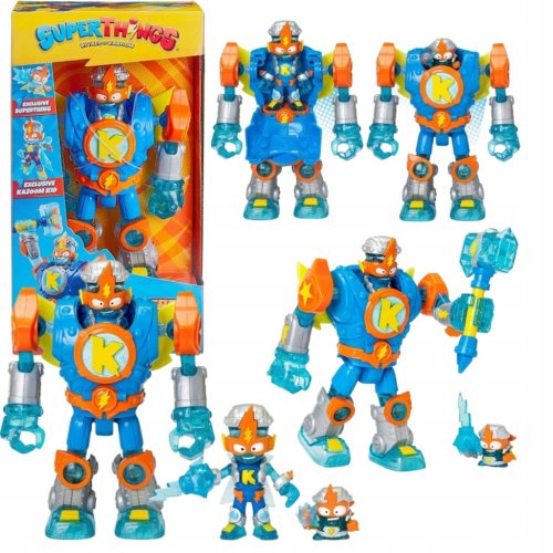 SUPER THINGS ROBOT SUPERBOT KID KAZOOM POWER 15 CM ZINGS
