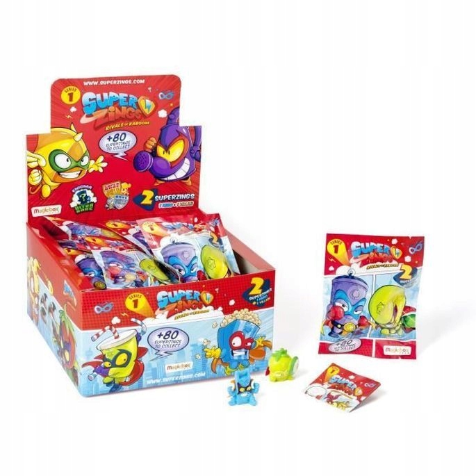 SUPER ZINGS SERIA 1 Dwupak FIGURKA W SASZETCE NIESPODZIANKA 2 szt. Magicbox