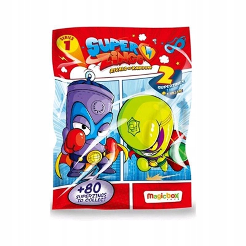 SUPER ZINGS SERIA 1 Dwupak FIGURKA W SASZETCE NIESPODZIANKA 2 szt. Magicbox