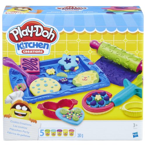 PLAY DOH CIASTOLINA Słodkie Ciasteczka HASBRO 5 TUB B0307 uszkodzone opak.