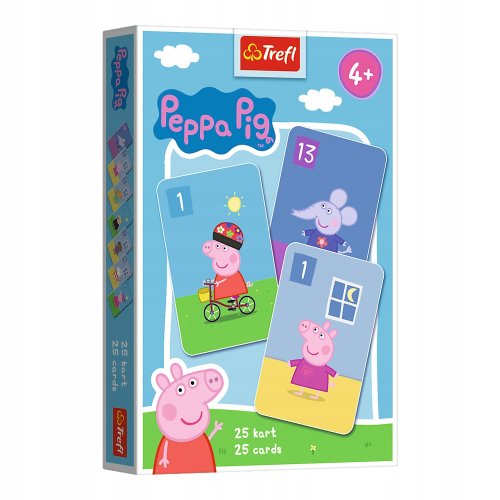 KARTY PIOTRUŚ ŚWINKA PEPPA GRA KARCIANA & MEMO 2W1 TREFL