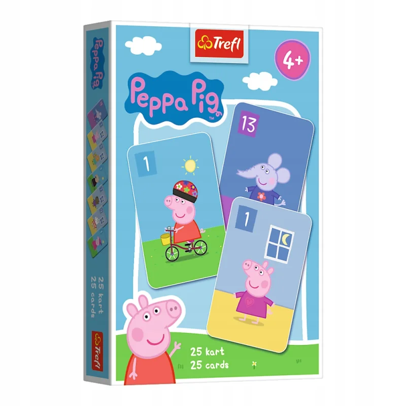 KARTY PIOTRUŚ ŚWINKA PEPPA GRA KARCIANA & MEMO 2W1 TREFL