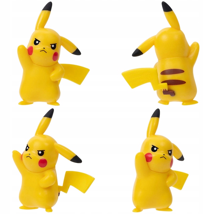 POKEMON BITEWNE 8 SZTUK SERIA 12 BATTLE PIKACHU DUŻY ZESTAW 7x FIGURKI