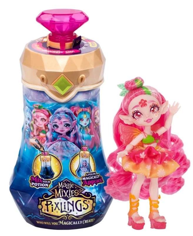 MAGIC MIXIES PIXLINGS LALKA WRÓŻKA FAYE RÓŻOWA ELISKIR