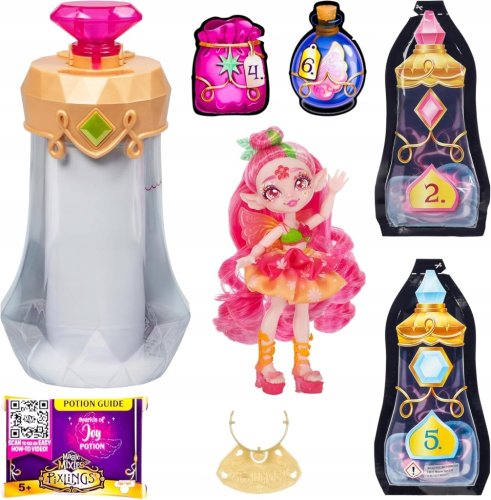 MAGIC MIXIES PIXLINGS LALKA WRÓŻKA FAYE RÓŻOWA ELISKIR