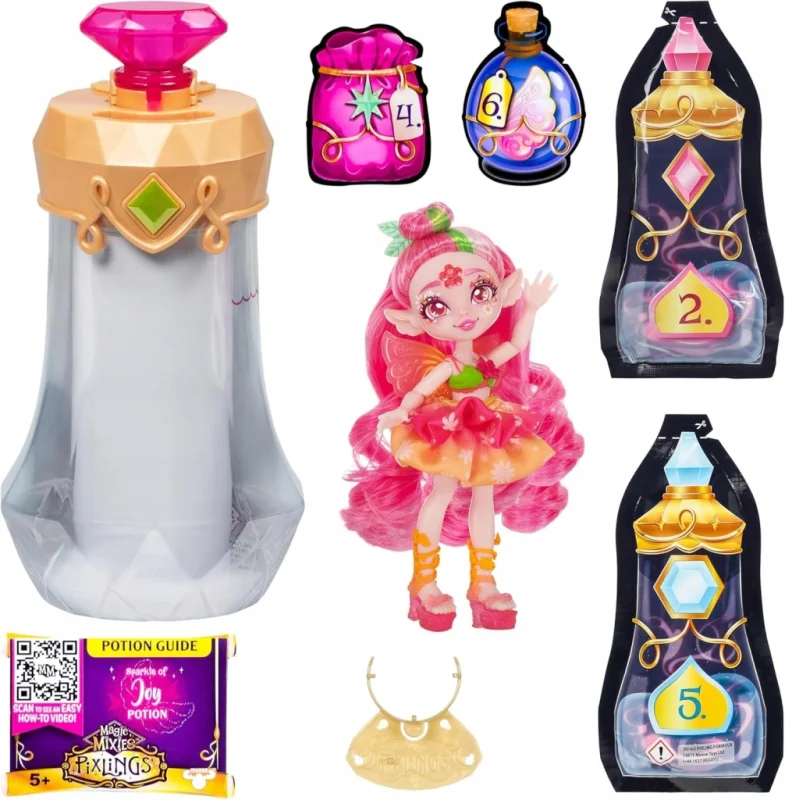 MAGIC MIXIES PIXLINGS LALKA WRÓŻKA FAYE RÓŻOWA ELISKIR