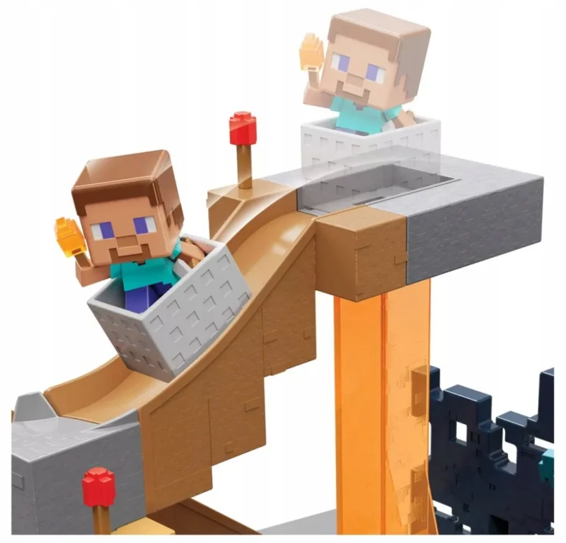 MATTEL MINECRAFT MINI MODE Zestaw Powrót Strażnika 2 FIGURKI Steve Strażnik