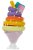 PLAY DOH CIASTOLINA MAGICZNA LODZIARNIA JEDNOROŻCA 4 TUBY TĘCZOWE LODY