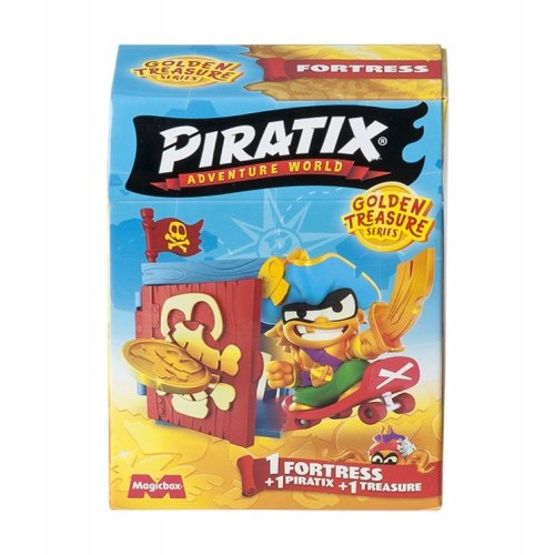 PIRATIX ADVENTURE WORLD ZESTAW NIESPODZIANKA GOLDEN TRESURE FORTRESS