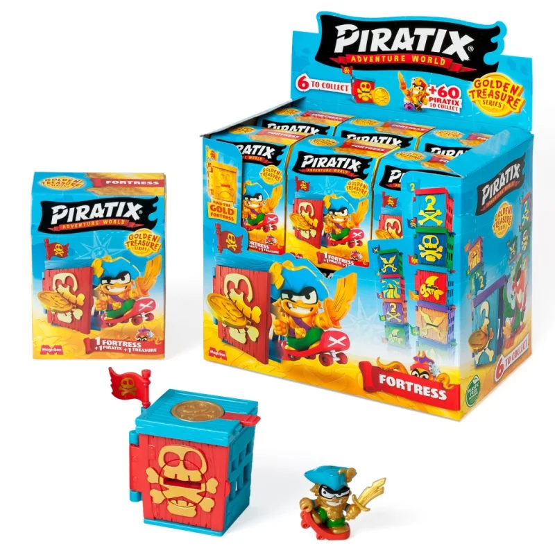 PIRATIX ADVENTURE WORLD ZESTAW NIESPODZIANKA GOLDEN TRESURE FORTRESS