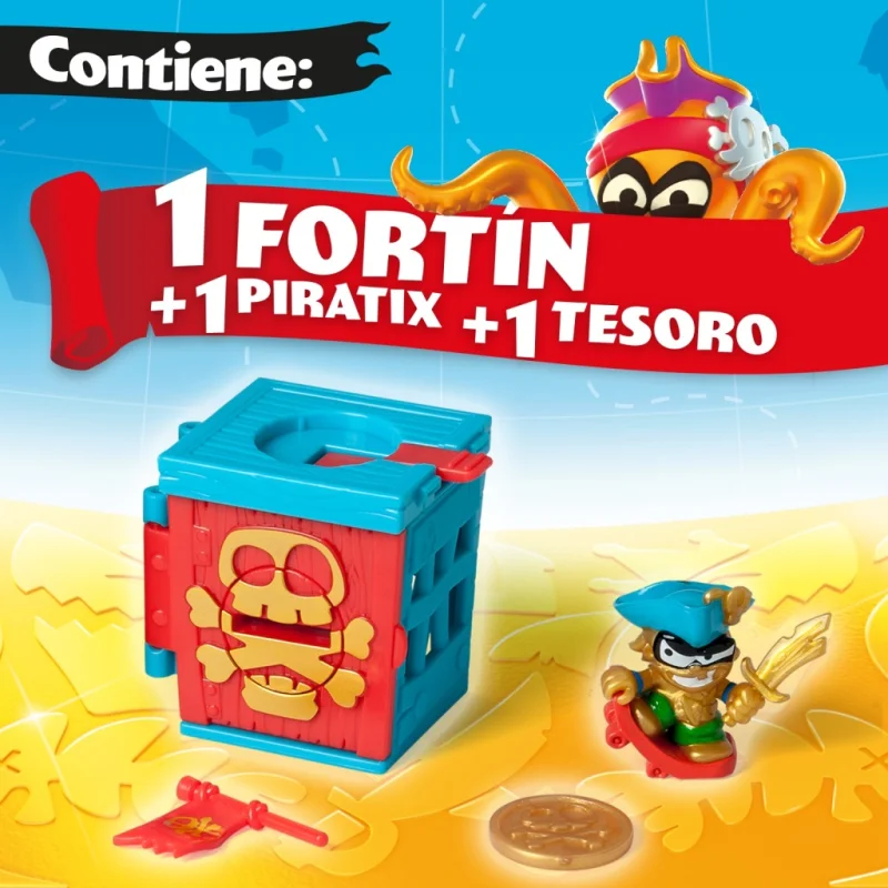 PIRATIX ADVENTURE WORLD ZESTAW NIESPODZIANKA GOLDEN TRESURE FORTRESS