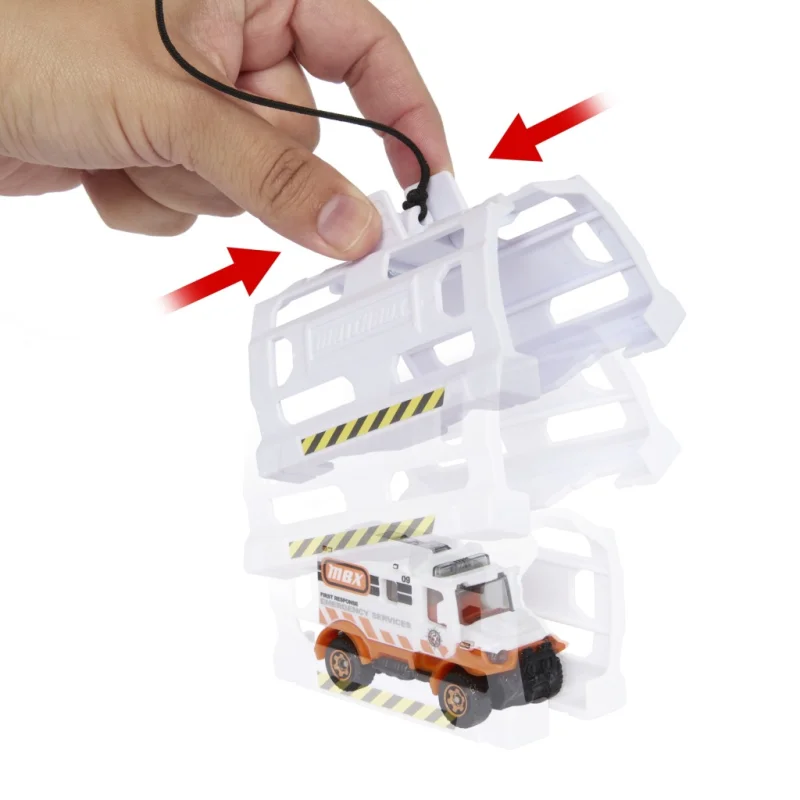 MATCHBOX HELIKOPTER RATUNKOWY WCIĄGARKA RUCHOME ŚMIGŁO + AMBULANS 2w1HXM74