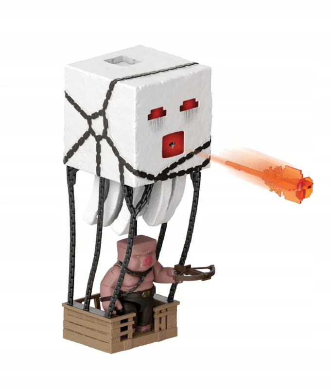MATTEL MINECRAFT MOVIE PIGLIN + GHAST DUŻY ZESTAW 2x FIGURKA