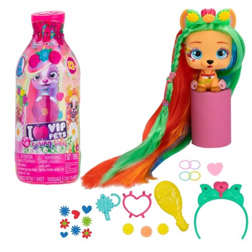 VIP PETS I LOVE SPRING VIBES PIESEK DO CZESANIA STYLIZACJI + AKCESORIA PIES