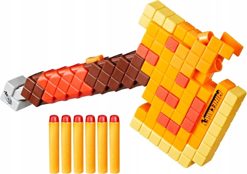 HASBRO NERF Wyrzutnia Minecraft Firebrand Topór + strzałki F8953 Siekiera