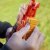 HASBRO NERF Wyrzutnia Minecraft Firebrand Topór + strzałki F8953 Siekiera