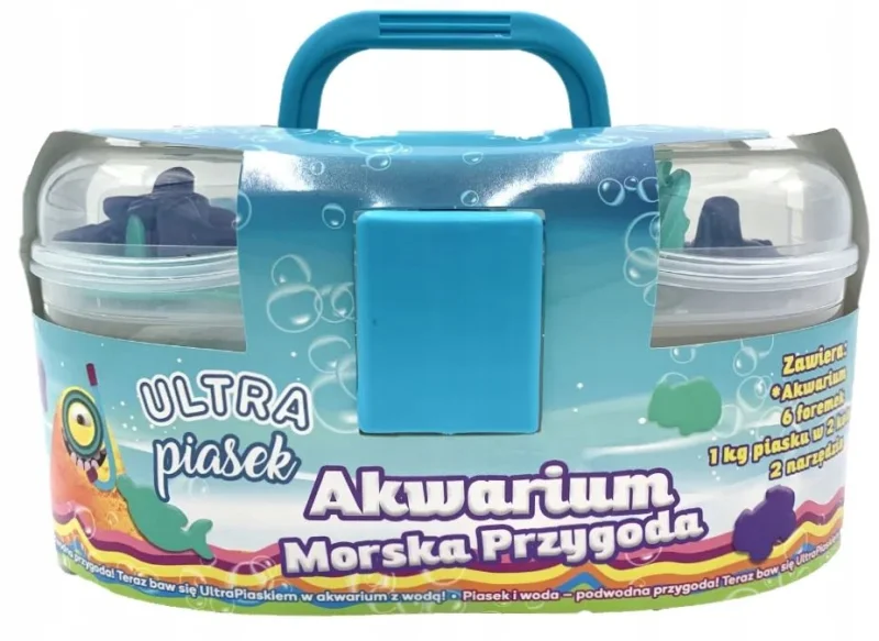 Ultra piasek akwarium morska przygoda Piasek kinetyczny Epee Oryginał 1,4Kg