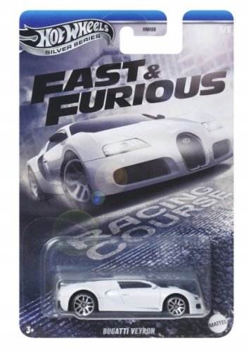 HOT WHEELS Silver Series FAST & FURIOUS 5/5 Bugatti Veyron SZYBCY WŚCIEKLI