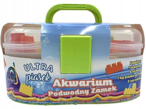 EPEE Ultra piasek KINETYCZNY Akwarium Podwodny DUŻY Zamek FOREMKI 1,4 KG